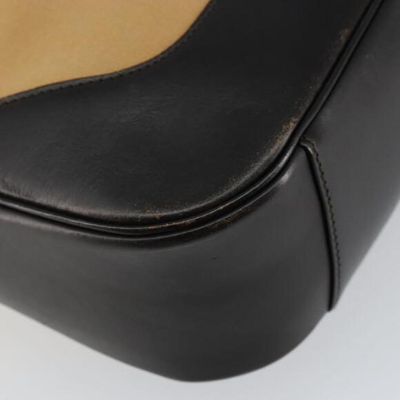 GUCCI Bamboo Web Sherry Line Bag Canvas 2way Beige 001 4058 1705 Auth 142842 - Picture 16 of 16